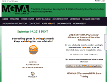 Tablet Screenshot of nfmgma.org